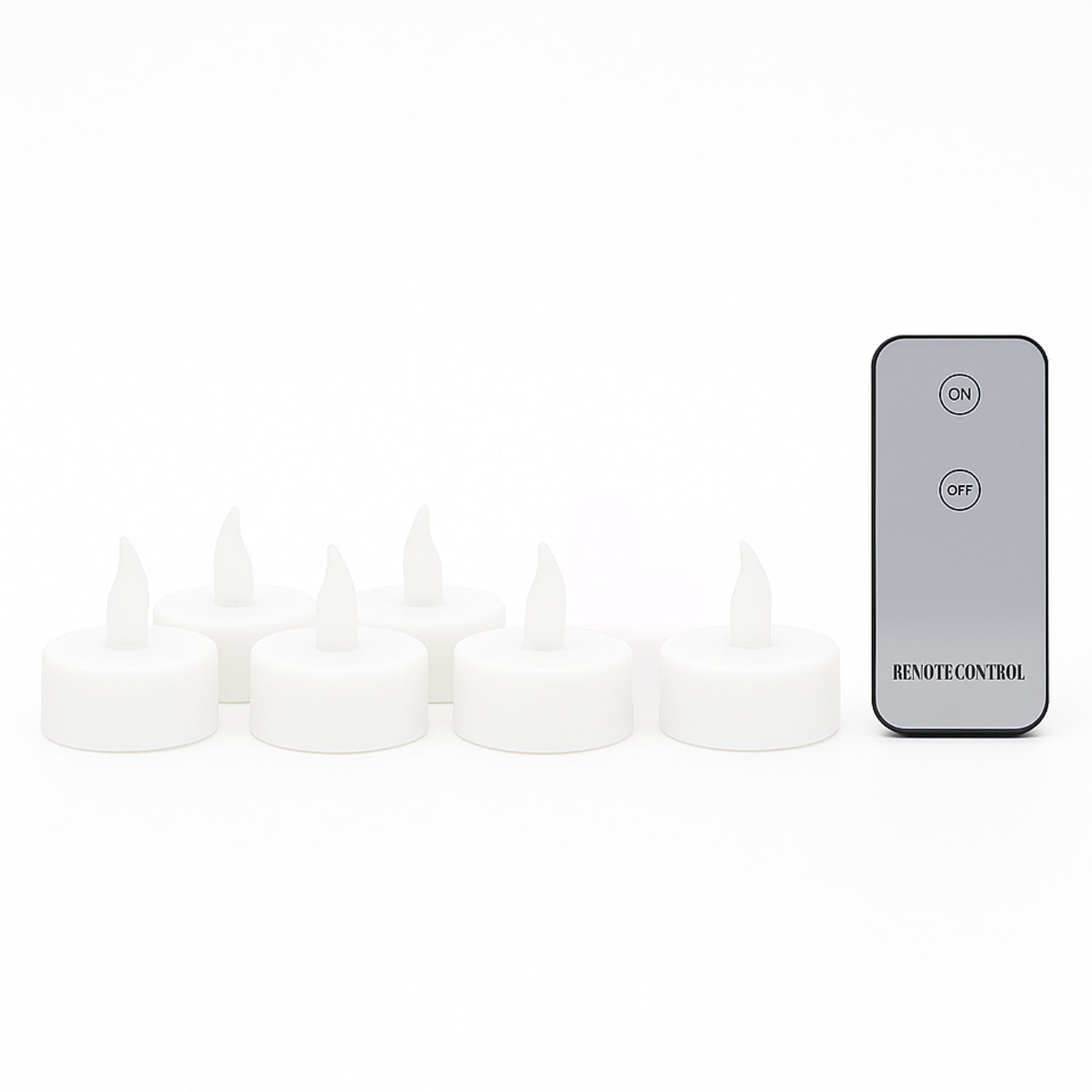 Premium 6 Piece LED Flameless Candle Light Set with Remote Control Premium 6 Piece LED Flameless Candle Light Set with Remote Control
